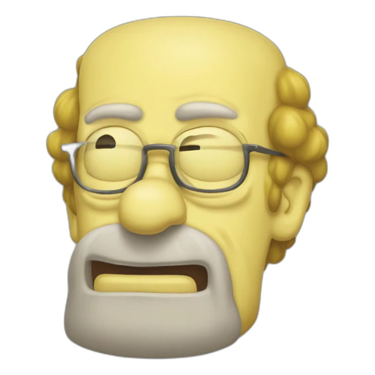 Homer simson président de la république française sticker