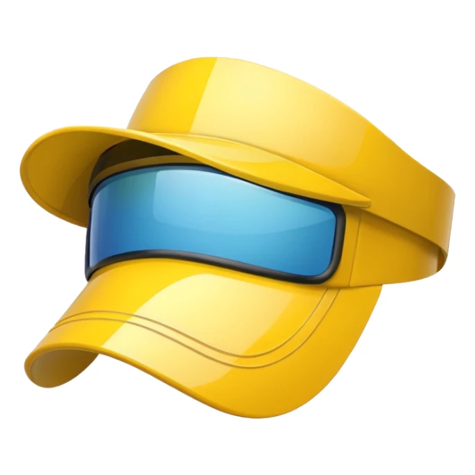 yellow visor sticker