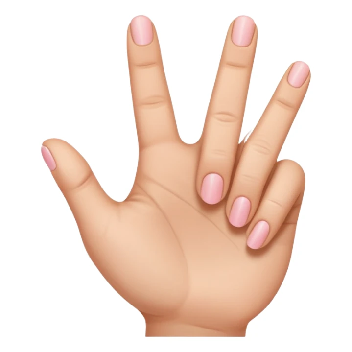This emoji:🤙 but the lowest tumb is cut sticker