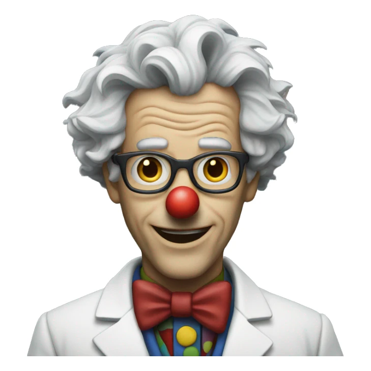 Doctor who clown sticker