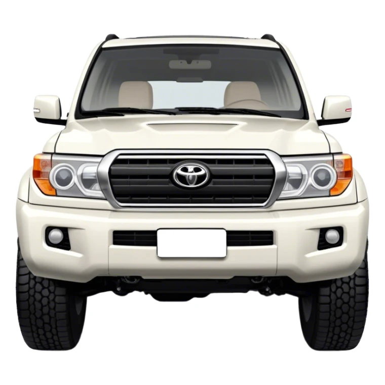 Toyota Land Cruiser - Toyota (Model Year: 2021) (Iconic colour: White) sticker