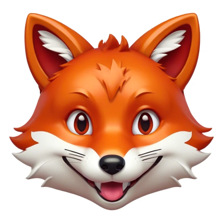 Cinematic Comical Fox Portrait Emoji, Head tilted dramatically with an exaggeratedly amused expression, featuring a striking red Fur with bold white patches and wide, expressive amber eyes filled with playful disbelief, Simplified yet hilariously expressive features, highly detailed, glowing with a slightly sassy glow, high shine, dramatic yet playful, stylized with an air of cheeky mischief, bright and endearing, soft glowing outline, capturing the essence of a spirited and over-the-top fox, so meme-worthy it feels like it could side-eye its way into woodland internet fame instantly! sticker