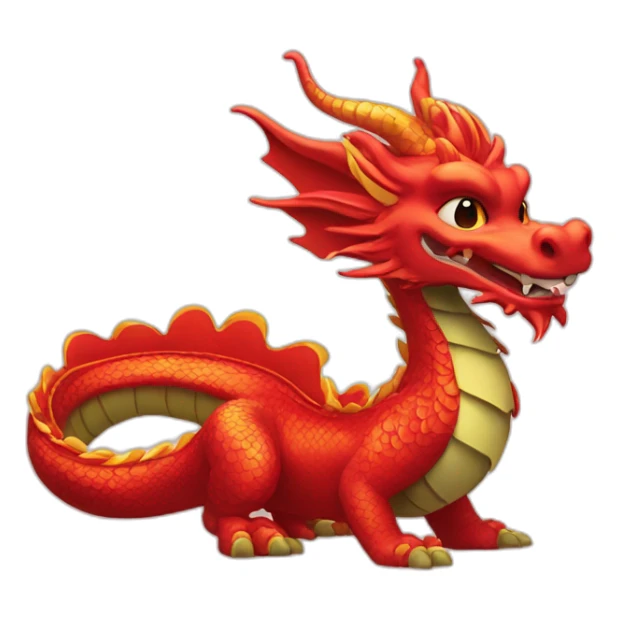  Put a dragon but it’s a Chinese new year sticker