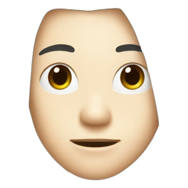 James iha long black hair sticker