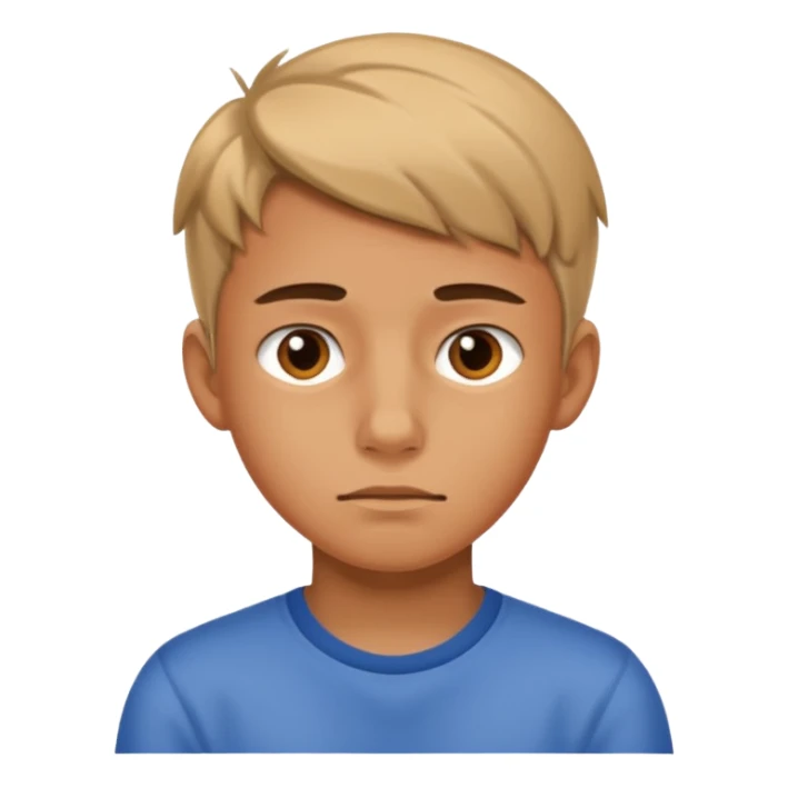 Joven de 14 años aburrido  sticker