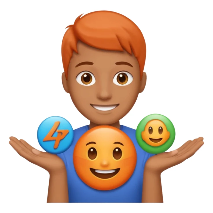 smiling bun who holds a Zapier logo sticker