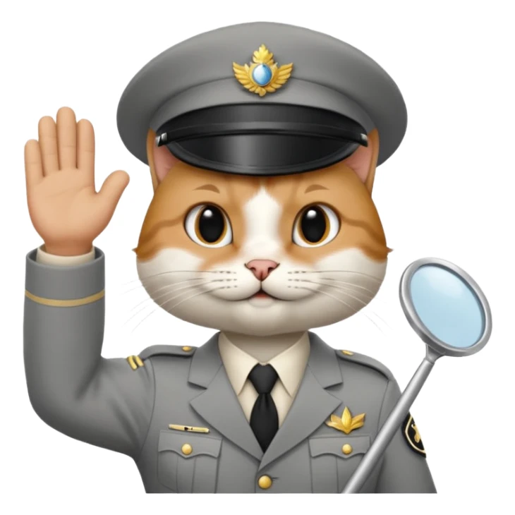 Un chat qui fait un doigt d’honneur sticker