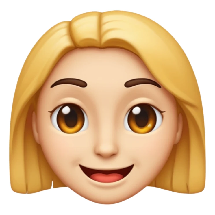 Emoji that is smirking 😏 and wiggling its eyebrows seductively sticker