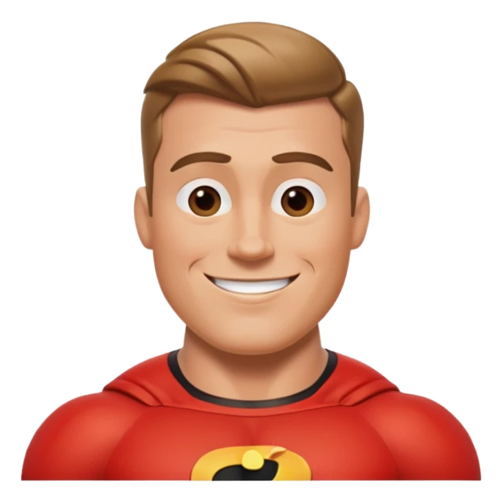 Mr. Incredible from The Incredibles Movie sticker