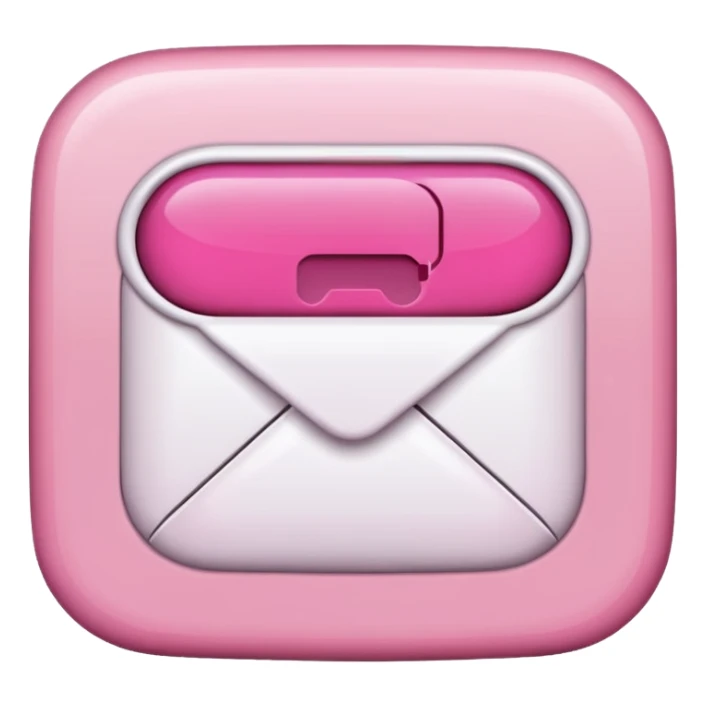 mix light pink dark pink and white girly voicemail sticker