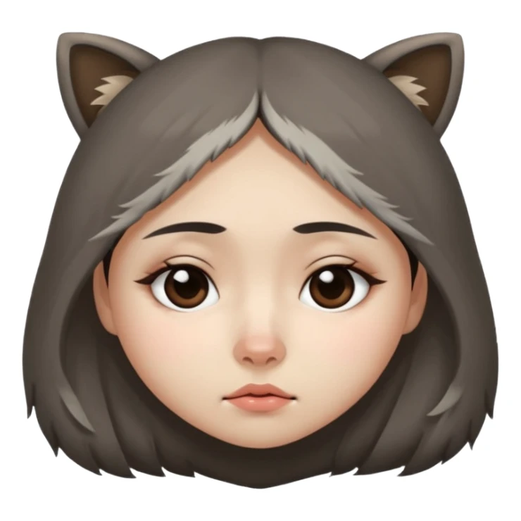 dark circles eyes Raccoon eyes sleepy 皮肤差 亚洲女孩  sticker