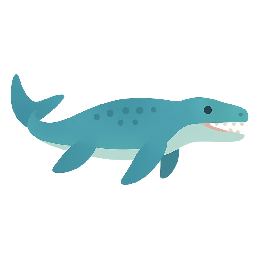 Mosasaurus sticker