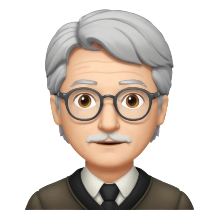 Narrator gray hair classes  from Into the Woods sticker