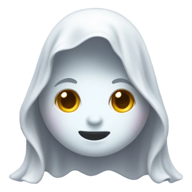 Cute ghost who is a girl  sticker
