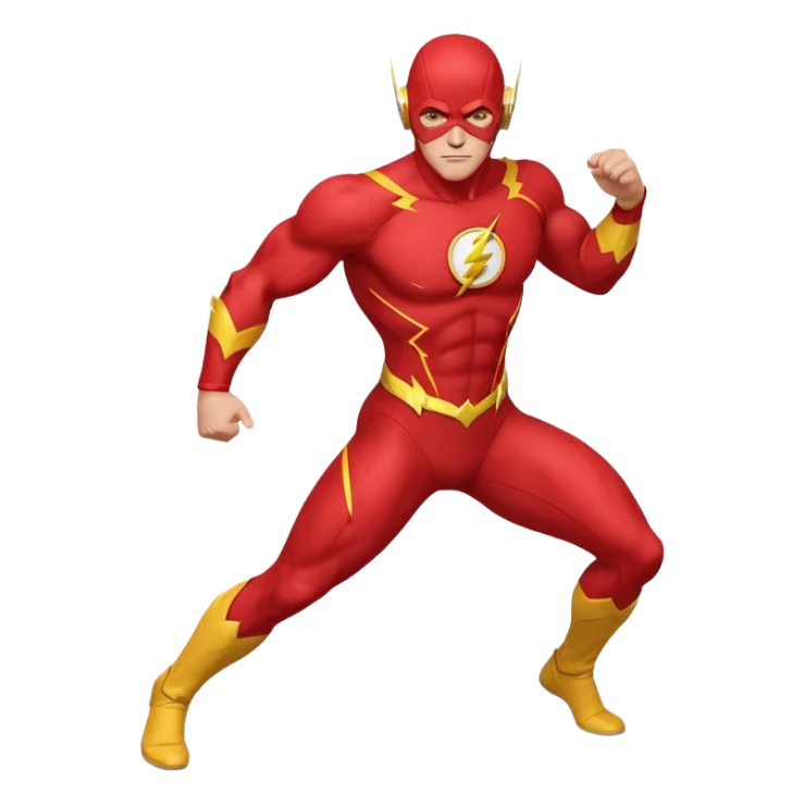 The Flash with stars in his eyes sticker