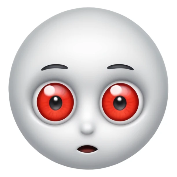 cute white blood cell with big eyes sticker