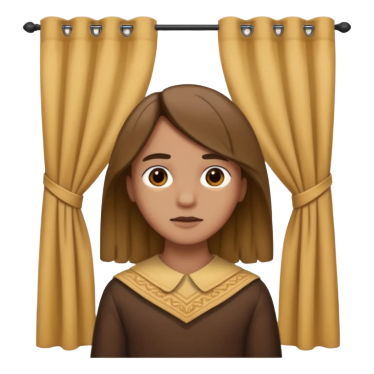 🫃 but with parted middle hair (curtains)  sticker