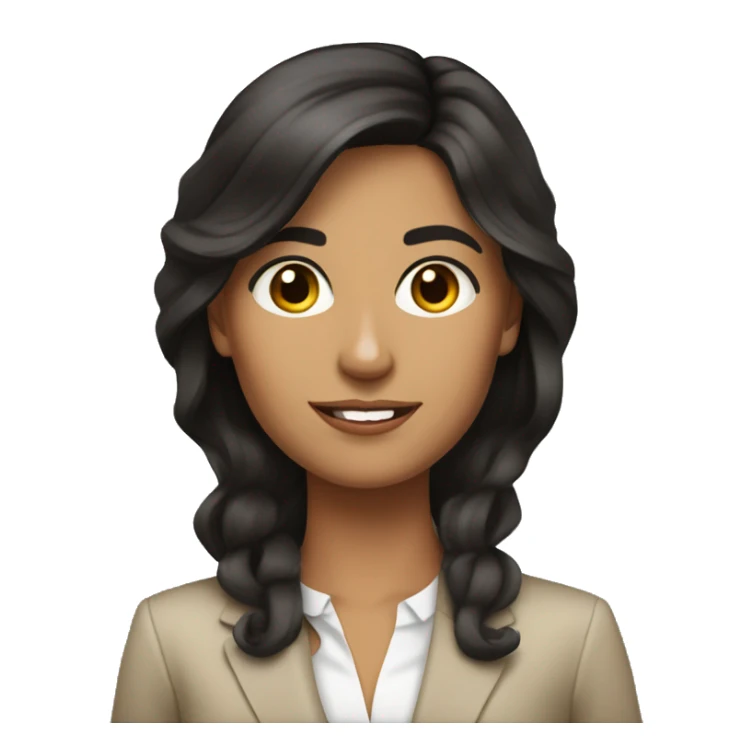 Spanish luxury realtor dark hair tan skin sticker