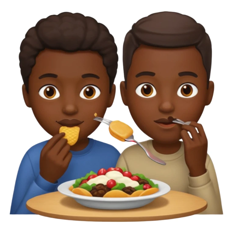 i want two person nicke eatche athore sticker