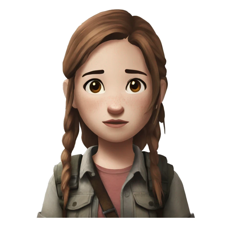Ellie the last of us Little bit dezoom sticker