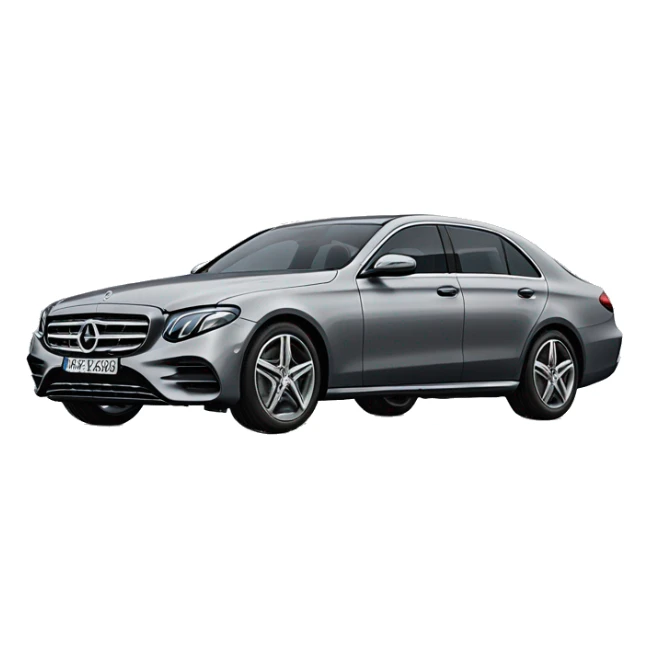 Mercedes Benz E 2019 selenite Grey colour side view sticker