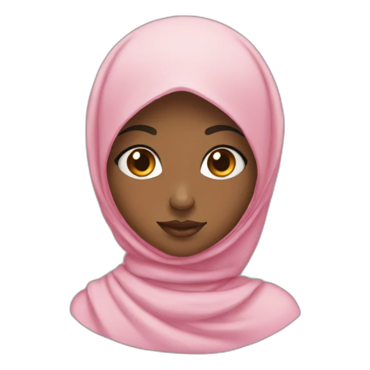 fille-hijab in love sticker