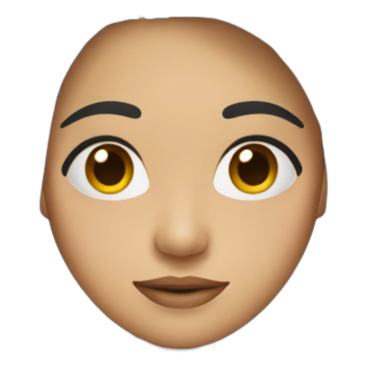 Chilean woman with dark long hair sticker