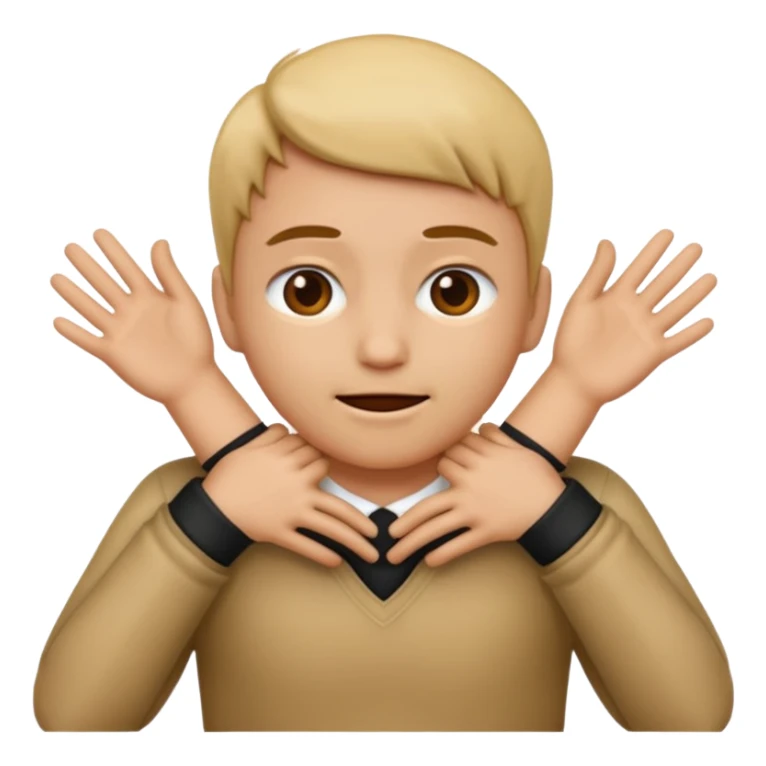 emoji with hands over necks in a chokehold  sticker