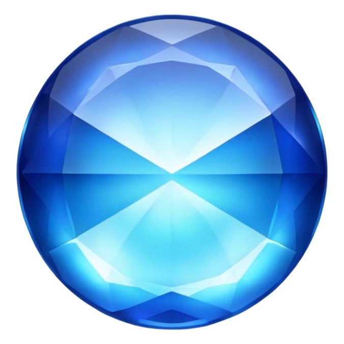 round cinematic-realistic-sapphire-emoji,-deep-blue-and-stunning,-with-smooth,-polished-facets-that-gleam-with-a-vibrant-intensity.-the-deep-blue-hue-reflects-light-in-mesmerizing-patterns,-and-a-soft,-glowing-aura-adds-to-the-precious sticker