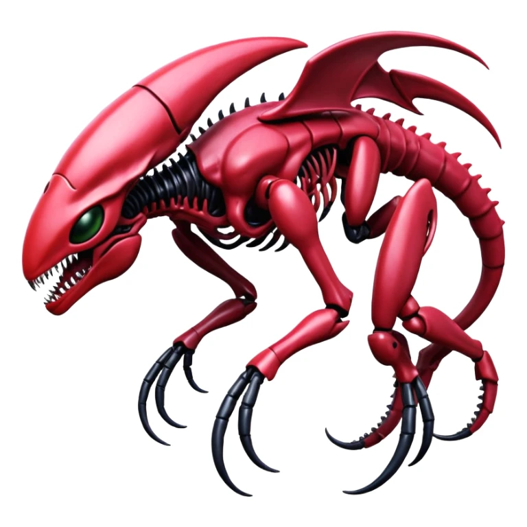 Abstract Venom-Xenomorph-Genesect-ET-hybrid-fantasy-creature sticker