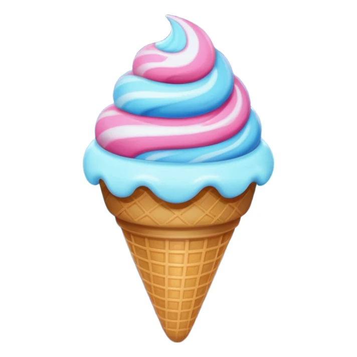 Space ice cream sticker