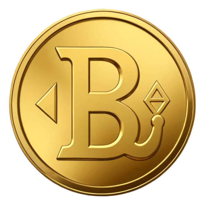 Indian rupees symbol in coin sticker