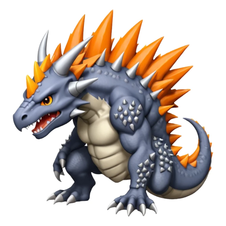 Tyrunt-Greymon-fusion (full Body) sticker