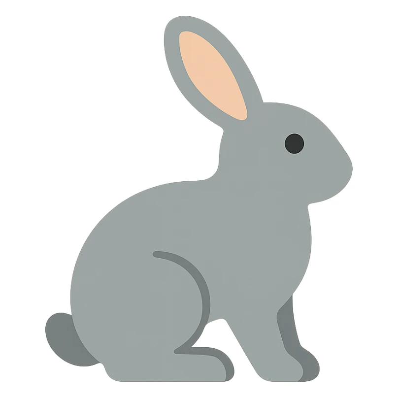 Rabbit sticker