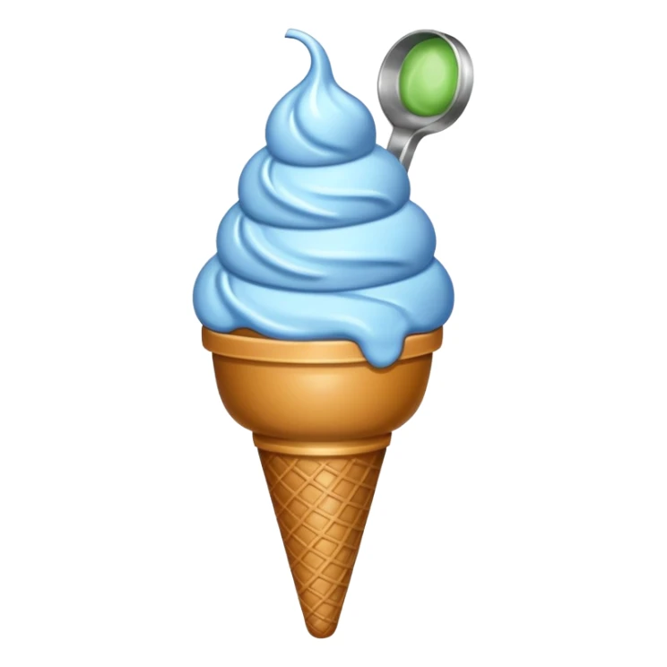 Ice Cream scoop sticker