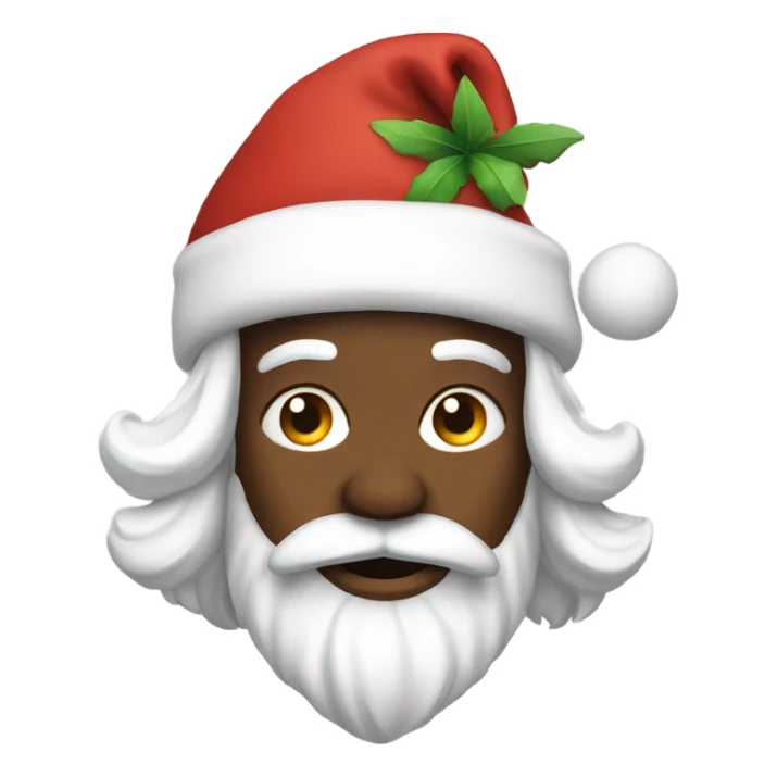 Island santa sticker