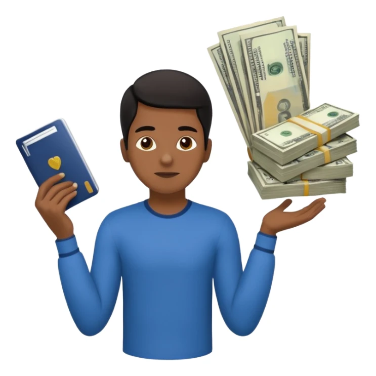 archetype for a young adult: The Precarious-Independent (20-25yr) Dealing with unstable incomes, bills, rent and expenses they have to have full control over finances but often don’t have the flexibility to think about long-term goals. South american or black individual 
 sticker