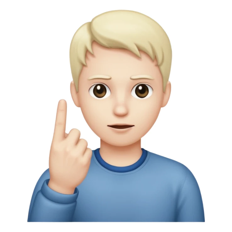 Reversed Hand with Middle Finger Extended by hitler  sticker