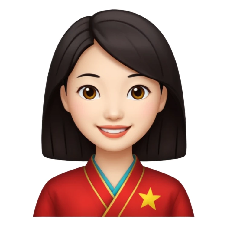 chinese woman sticker