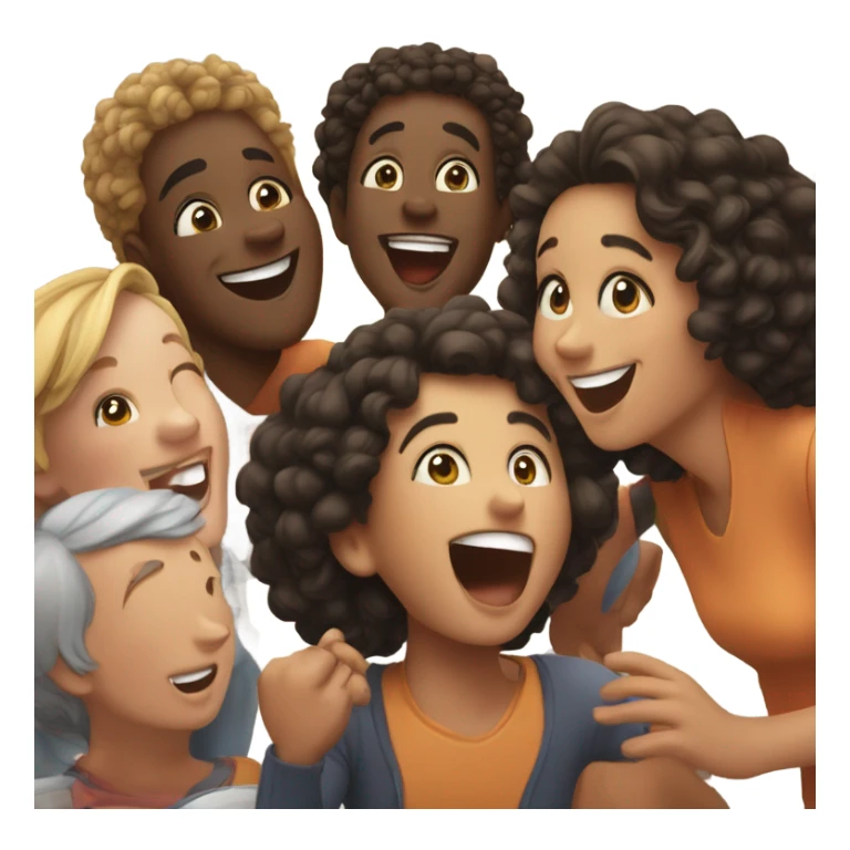 happy moment with friends sticker