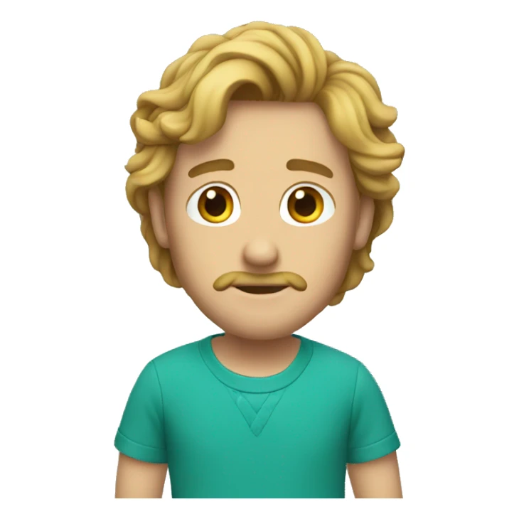 Ron turquoise sticker