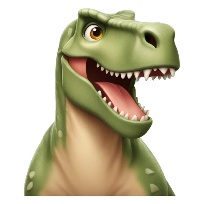 Dinosauro che bacia un gatto sticker