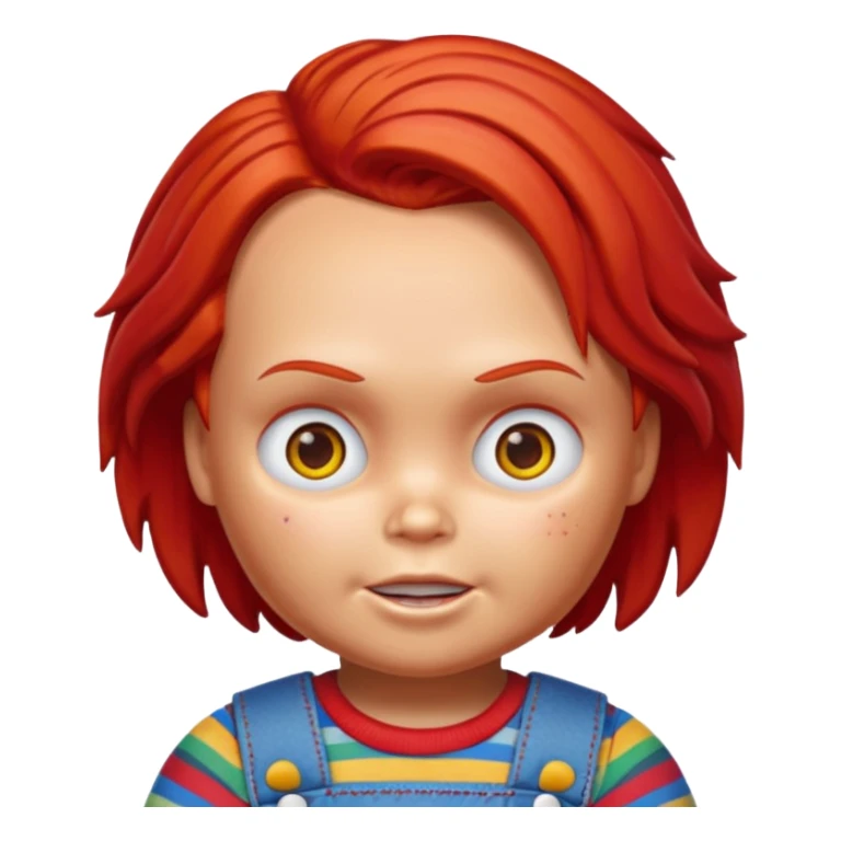 Un emojin de chuky sticker