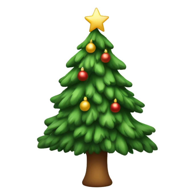 Christmas tree sticker
