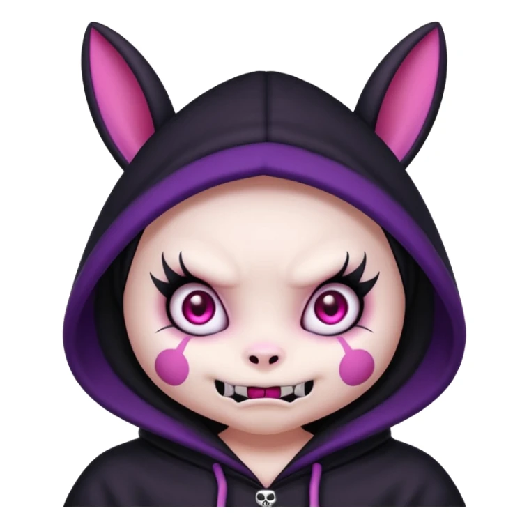 Exact kuromi emoji 100% accurate animal not human sticker