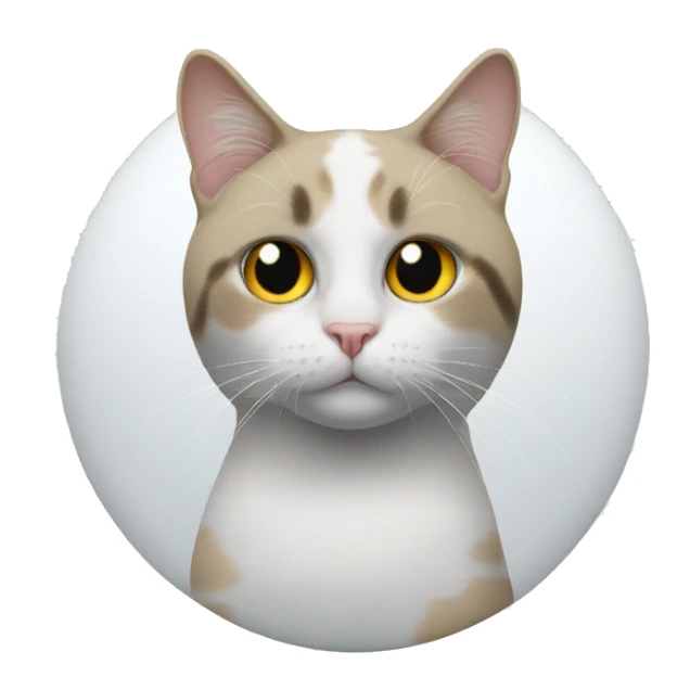 White cat black patch on eye with chargers jersey on sticker