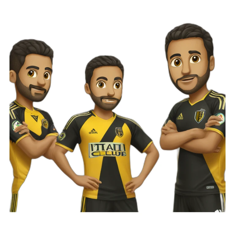 Ittihad vs al ahil football club sticker