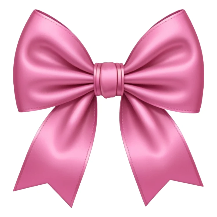 pink bow sticker
