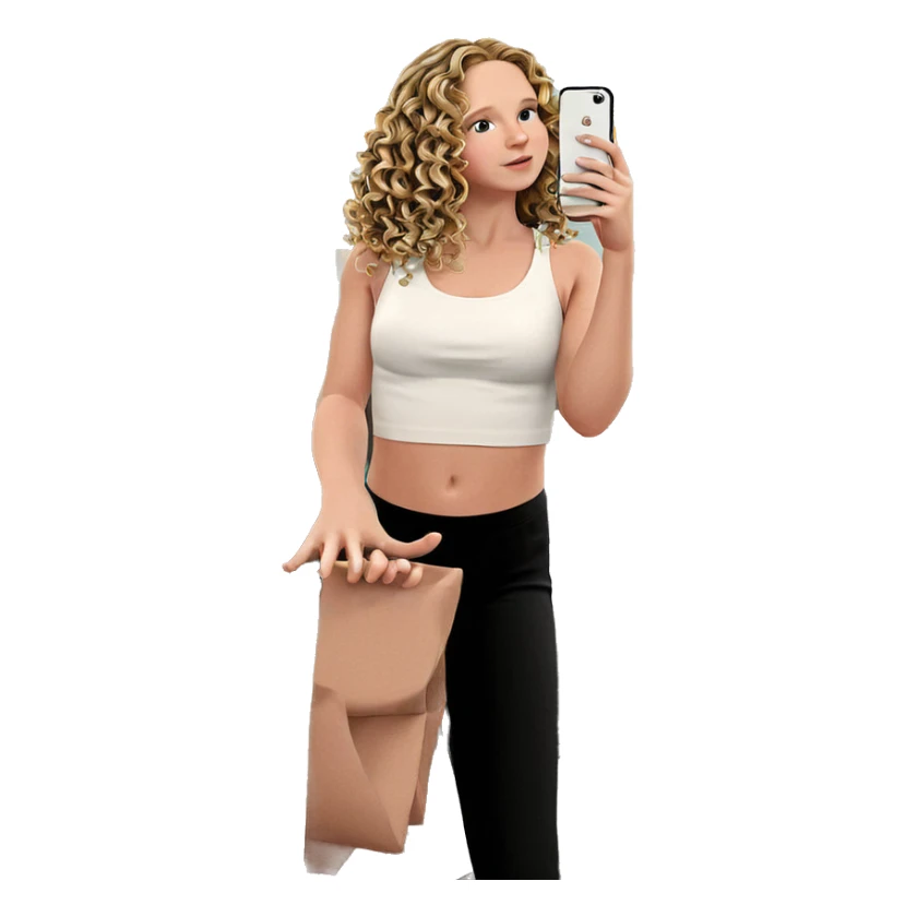 selfie of girl indoors sticker