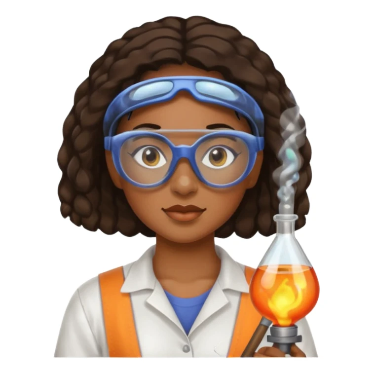 Glass Blower black woman sticker
